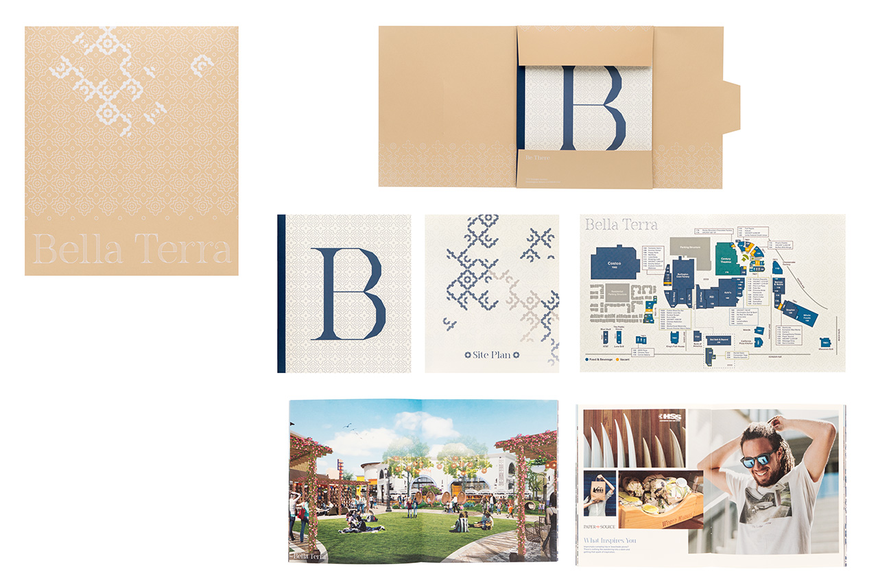 image of a full color brochure with a diecut outer sleeve and inserts