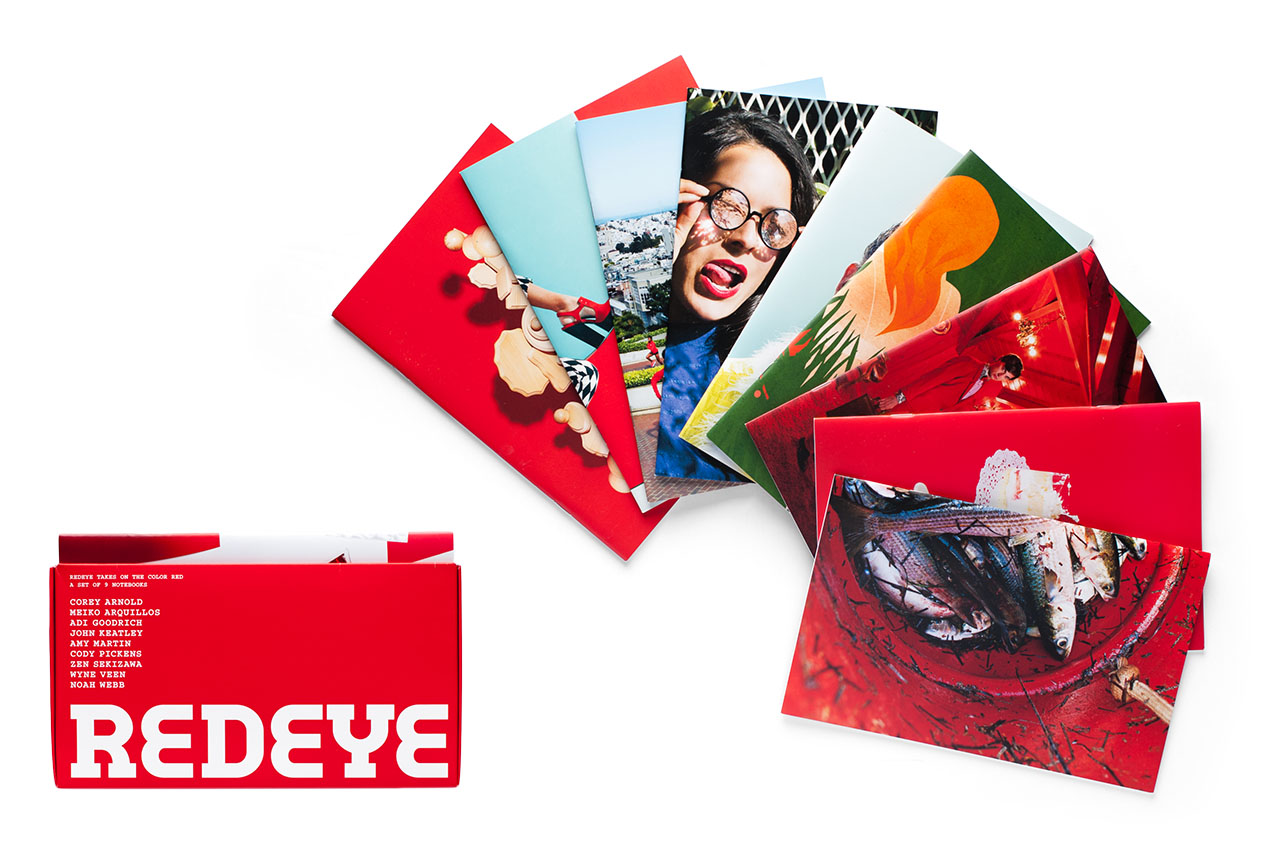 image of full color coverage outer carrier with nine saddle stitch inserts