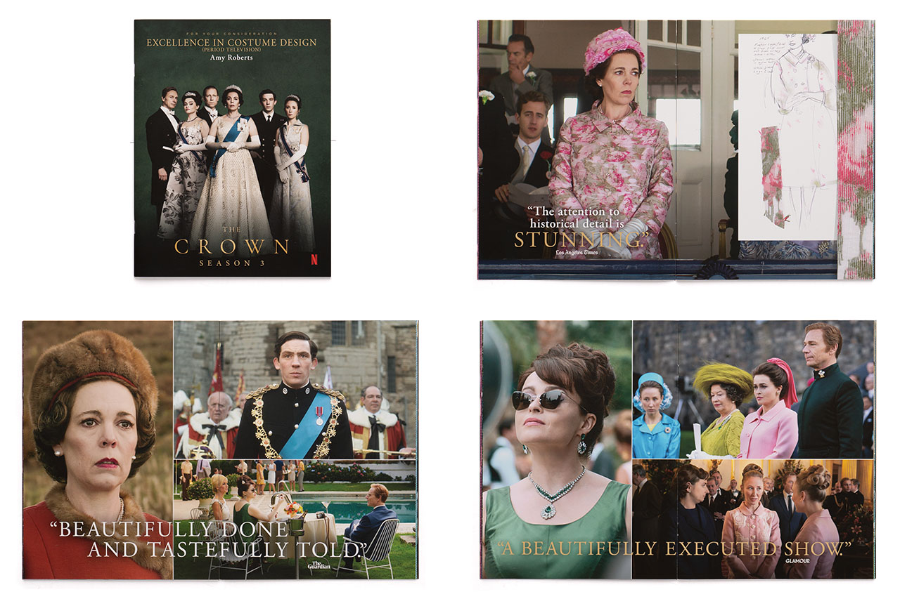 an image showing a saddle-stitched promotional booklet for a television show